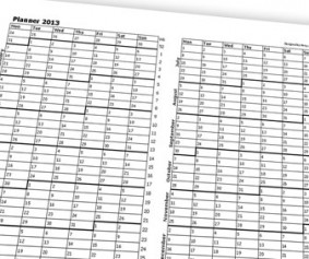 2013 Fiscal Calendar